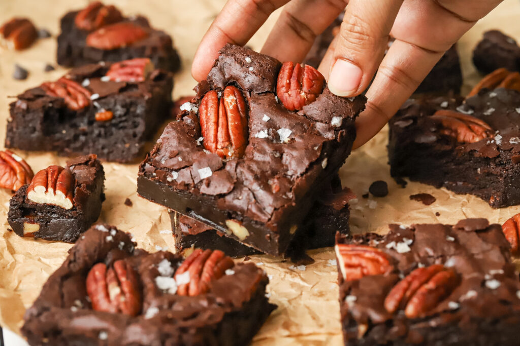 Eggless Millet Brownie