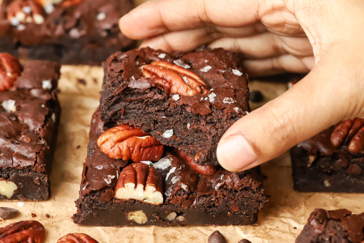 Eggless Millet Brownie