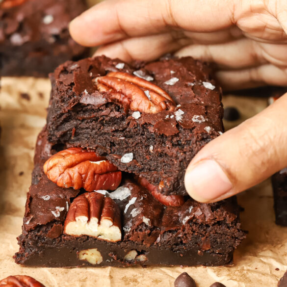 Eggless Millet Brownie