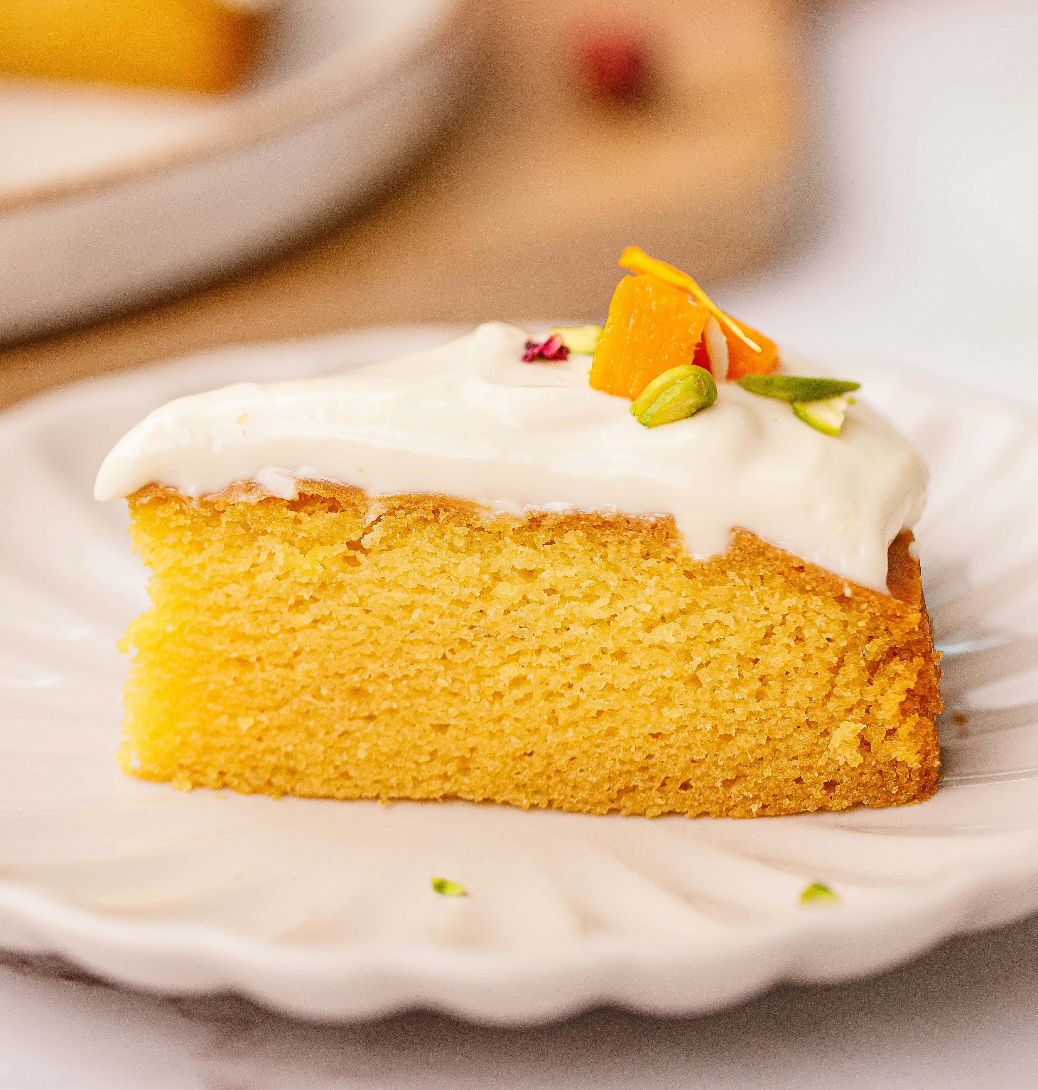 Mango Cake Slice