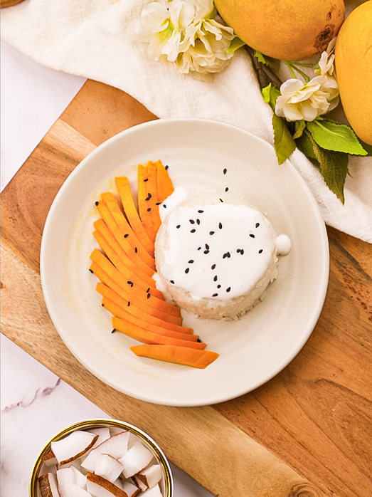 Thai Mango Rice Pudding