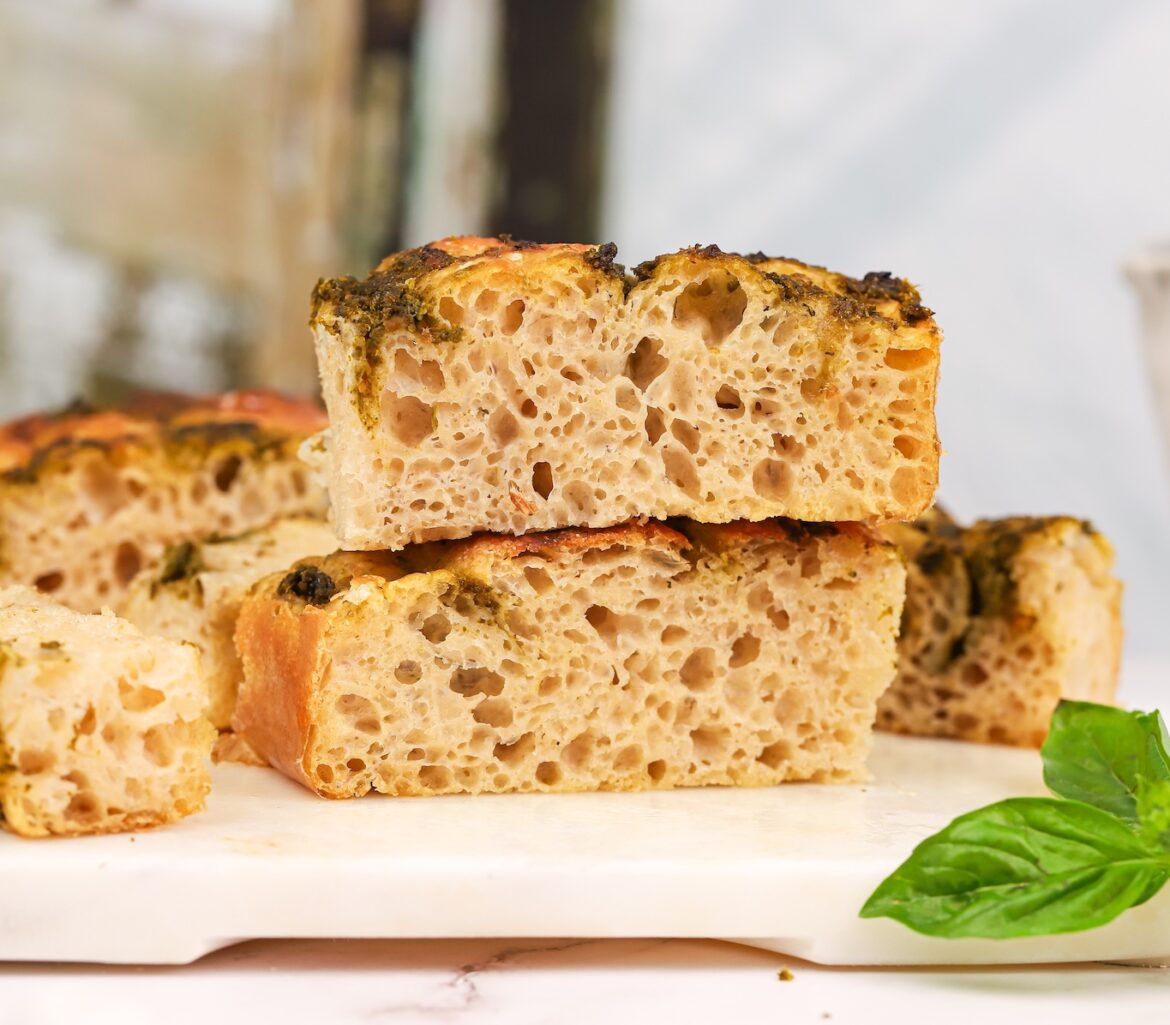 Green Chutney Focaccia