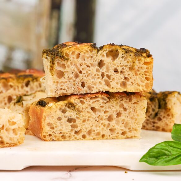 Green Chutney Focaccia