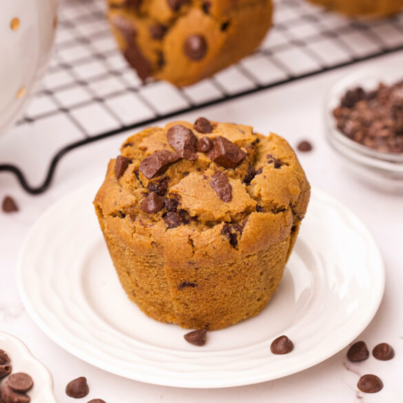 Jowar chocolate chip muffins