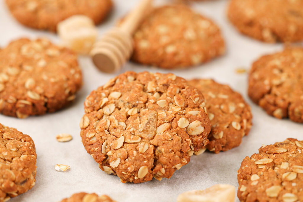 Ginger Anzac Biscuits