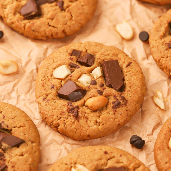 Eggless Peanut Butter Cookies