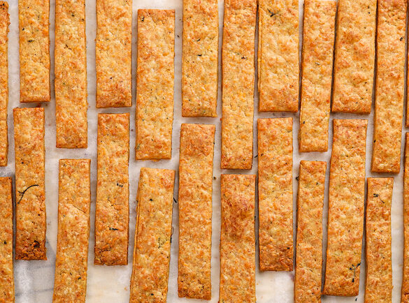 Wholewheat Baked Cheese Crackers