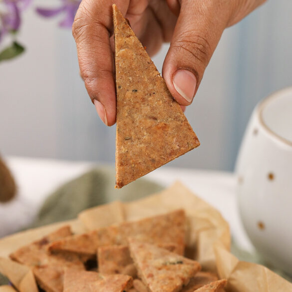 Buckwheat Kuttu Crackers