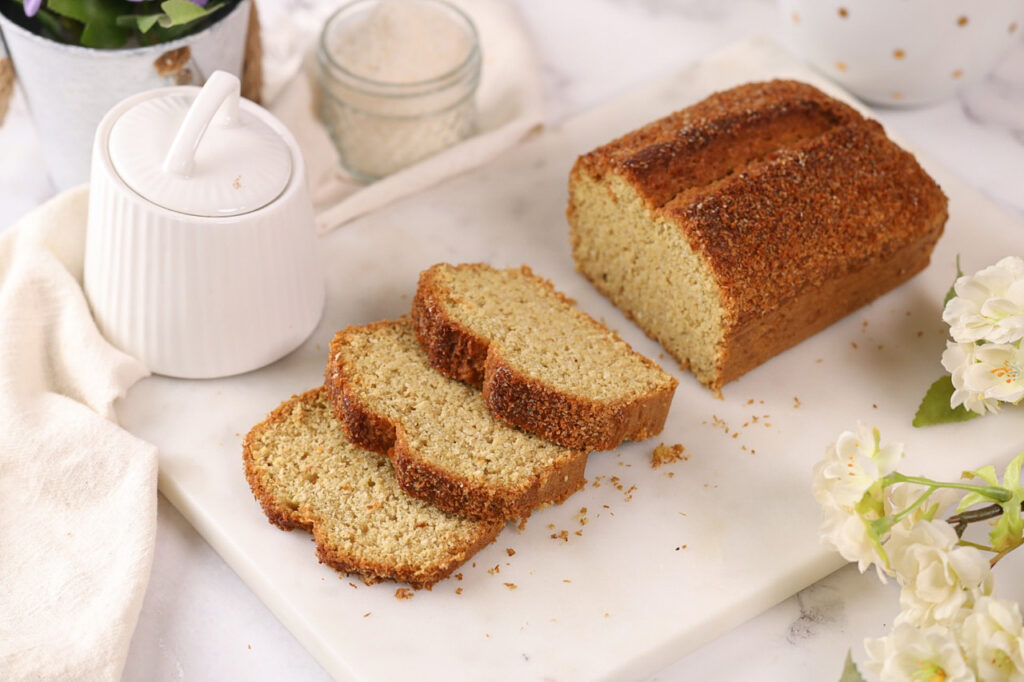 Vegan Wholewheat Coconut Loaf Cake