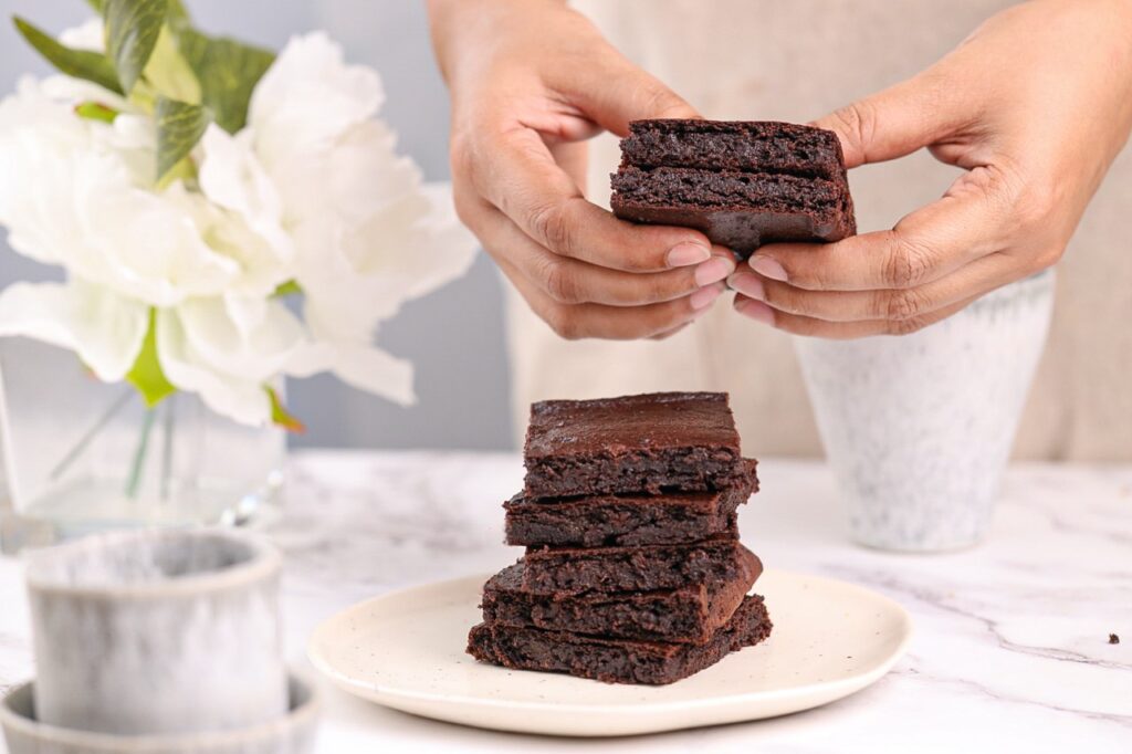Texture of Date Brownies