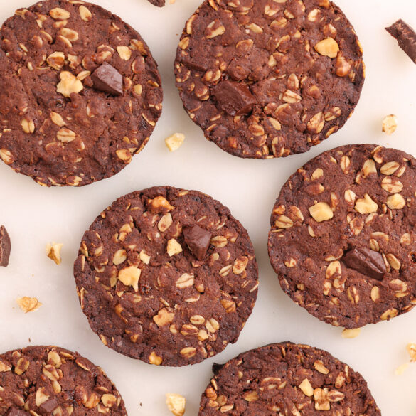 Double Chocolate Oatmeal Cookies