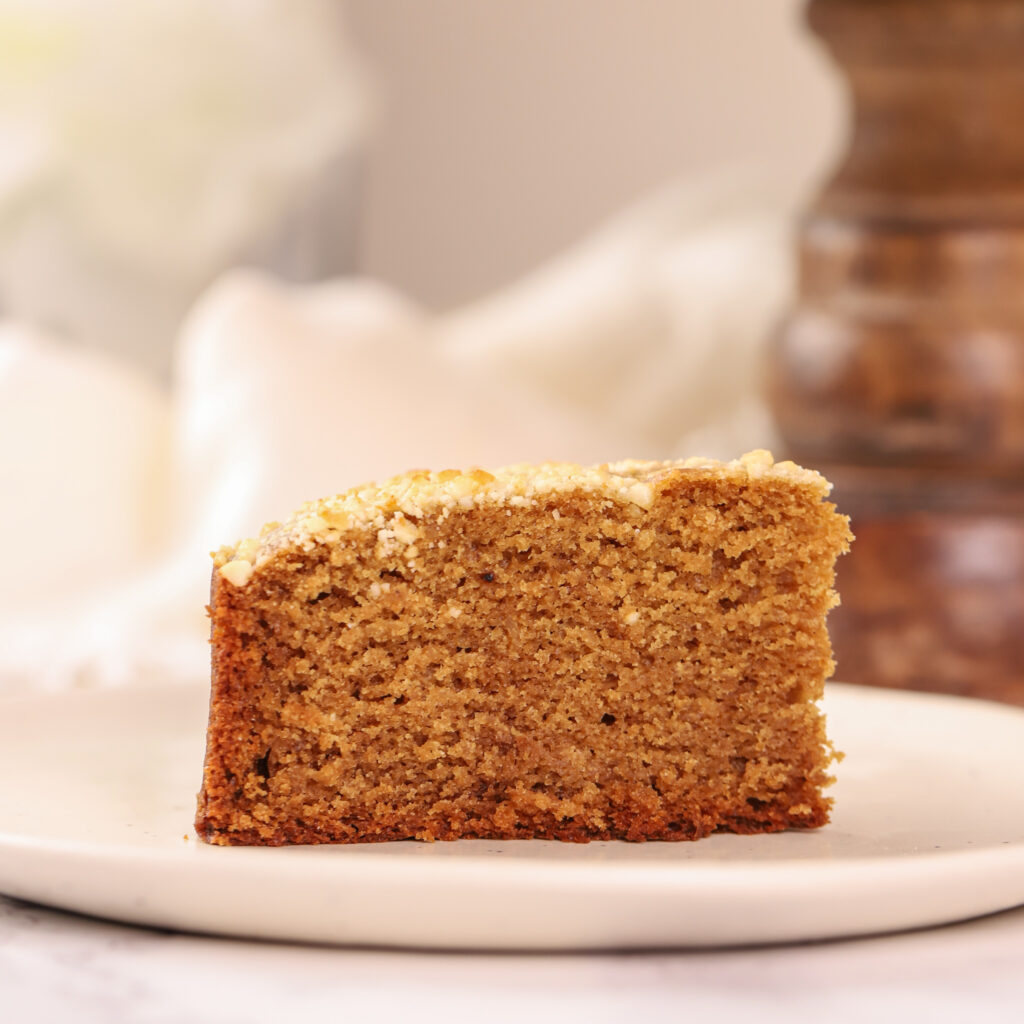 Texture of Wholewheat Jaggery Cake