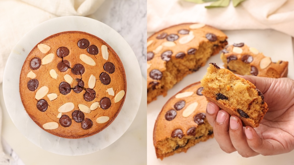 Eggless Wholewheat Butter Cake