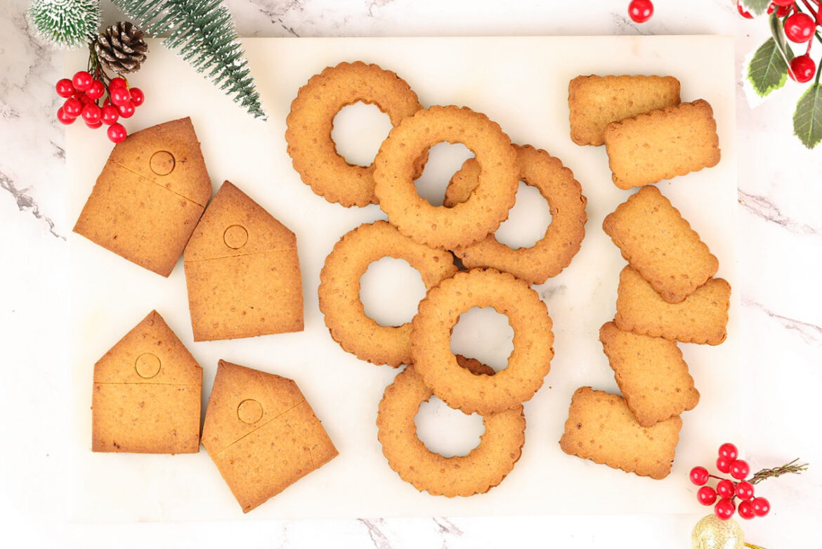 Eggless Wholewheat Gingerbread Cookie