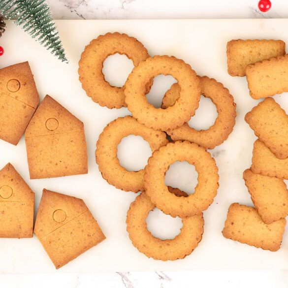 Eggless Wholewheat Gingerbread Cookie