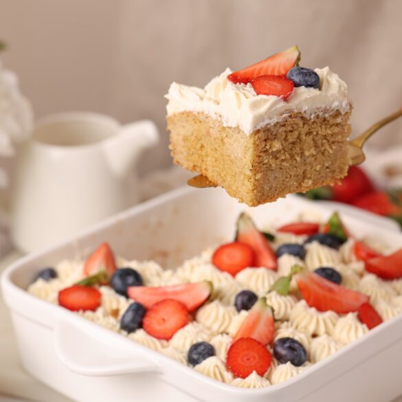 Eggless Wholewheat Tres Leches Cake