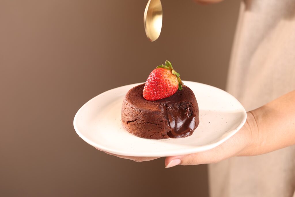 Eggless Wholewheat Chocolate Lava Cake