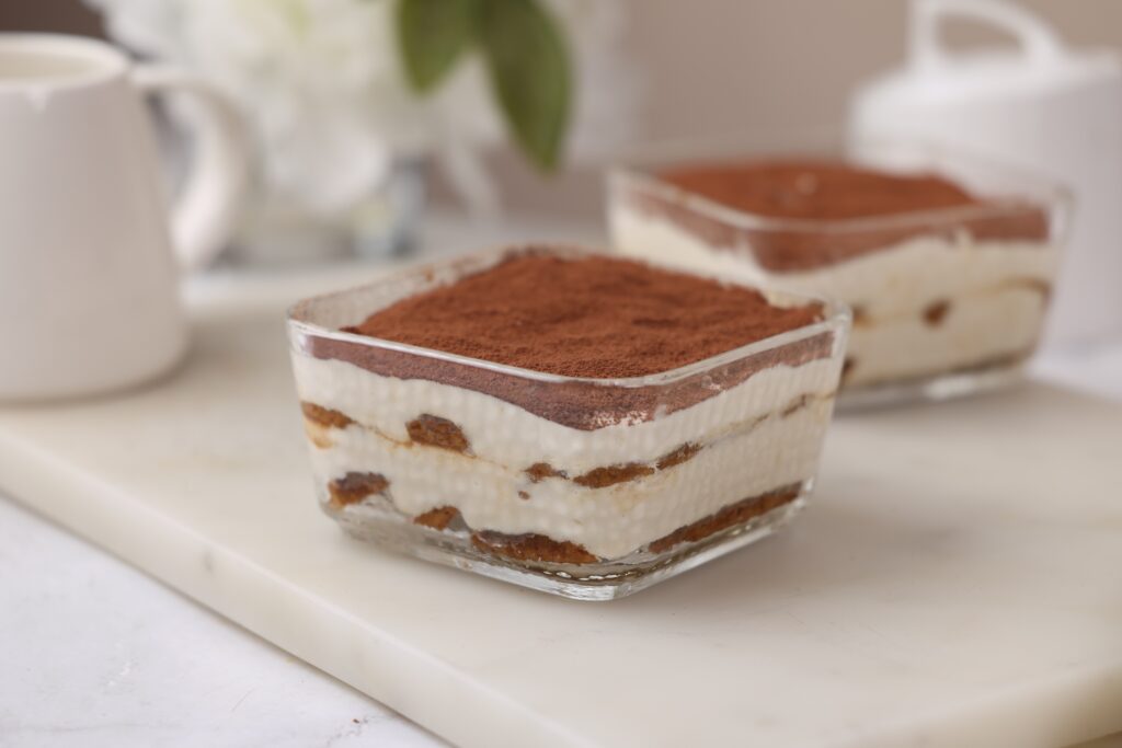 Eggless Wholewheat Tiramisu