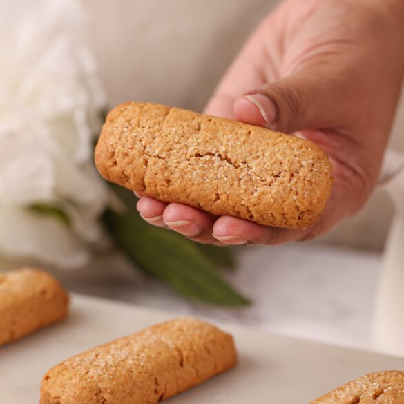 Eggless Wholewheat Lady Fingers