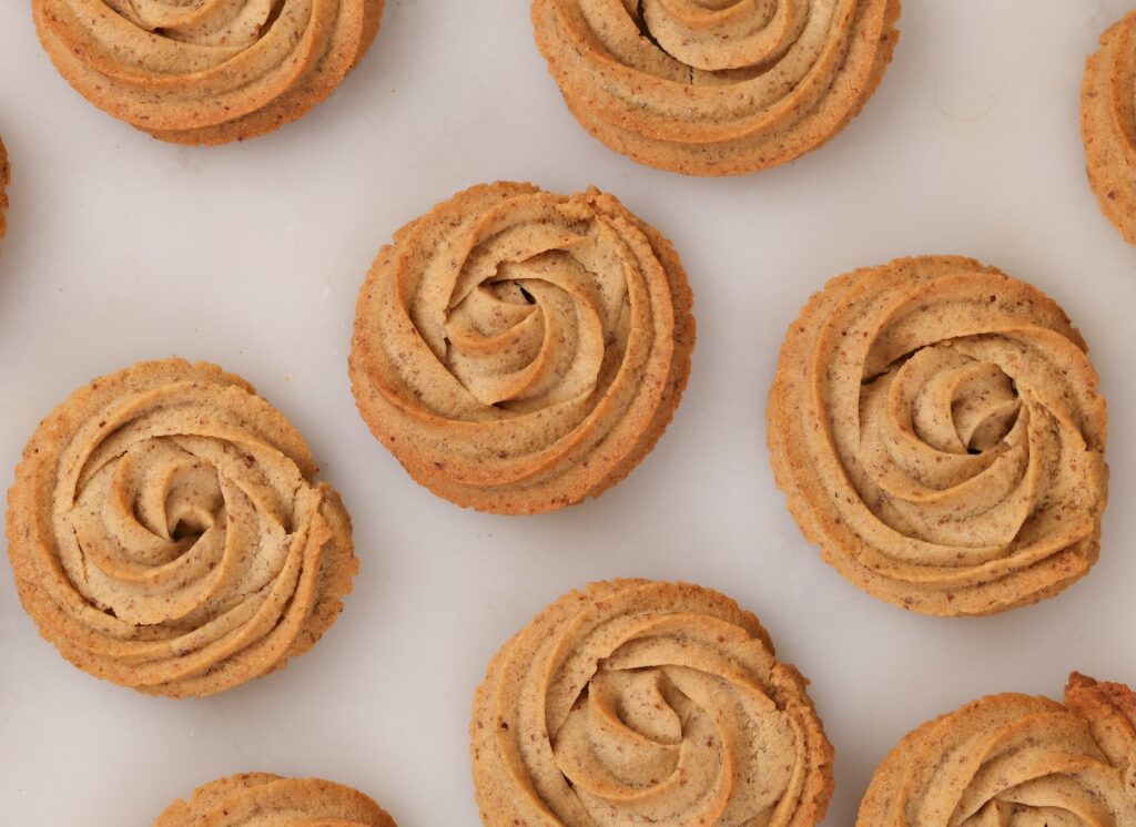 Eggless Gluten-free Millet Flower Cookies